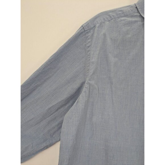 UNTUCKit Button Up Shirt Size L Micro Check Business Casual Preppy Modern Office - Picture 6 of 8